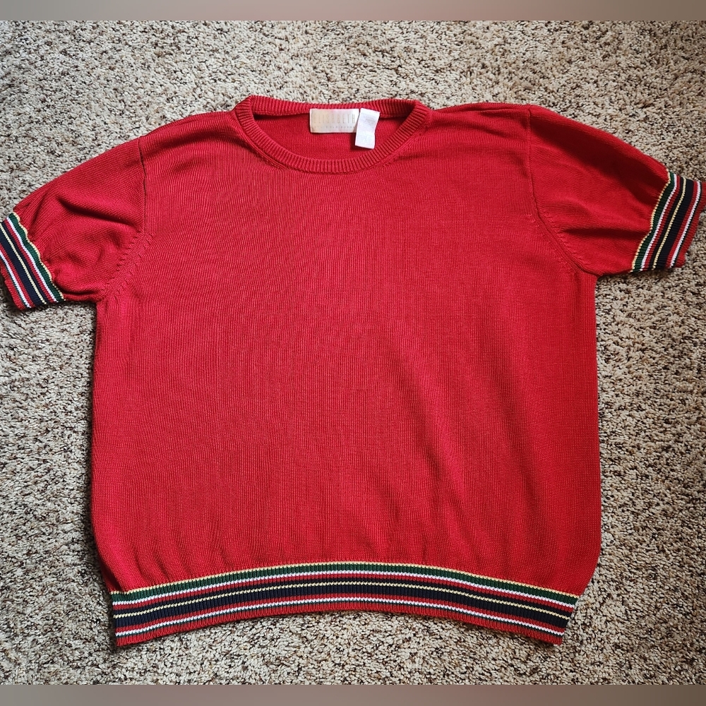 Vintage Short Sleeve Sweater